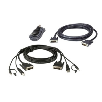 2L-7D02UDX3 - Bộ cáp kép DVI-Dd/USB/SP dài 1.8m